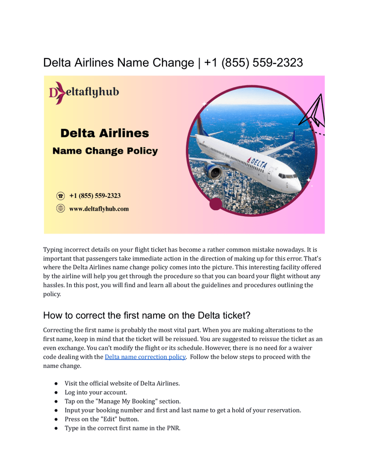 How to change name on Delta SkyMiles